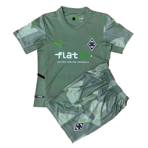 Camiseta Borussia Monchengladbach Replica Segunda Ropa Niño 2021/22